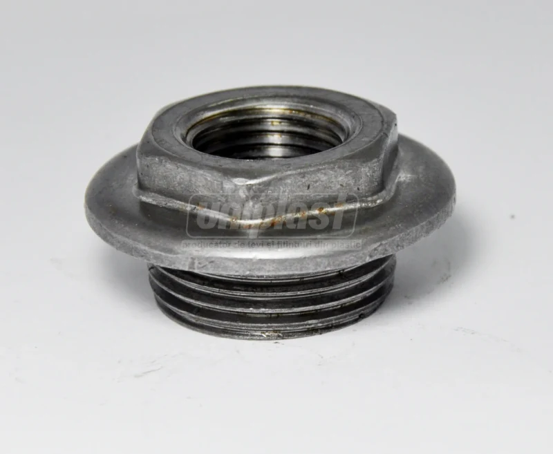 Заглушка проходная для радиатора D. 1" x 1/2" левая чугун ST 2