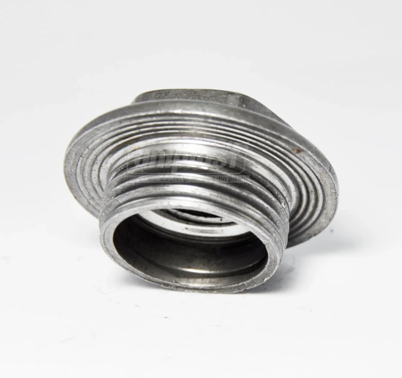 Заглушка проходная для радиатора D. 1" x 1/2" левая чугун ST 3