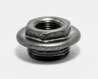 Заглушка проходная для радиатора D. 1" x 1/2" левая чугун ST