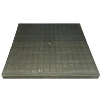 П-Крышка "TOP" ПВХ 535x535 мм (темно-серая)  MUFLESYSTEM