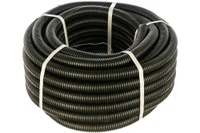 Teava D. 25 PVC gofrat cu sonda (tip greu) L=50 m 600N 3