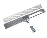 Rigola de dus lineara set 500 x 70 mm D. 50 x 90° STEP (Gratar clasic) FLH40-A2 С07  UNIPLAST