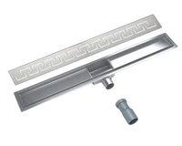 Rigola de dus lineara set 500 x 70 mm D. 50 x 90° ZIPPER (Fermoar) FLH40-A2 С03  UNIPLAST