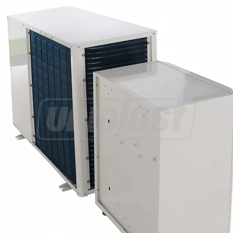 Pompa de caldura Split aer/apa  9.6 kW, controler: Carel, compressor: Panasonic, EVI Split DC Inverter  SPRSUN 3
