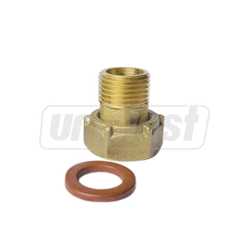 Гайка для водомера D.  3/4" x 1" П/М латунь  KAS