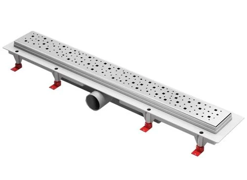 Трап линейный 550 x 60 мм D. 40 x 90° SQUARE mat комплект  CHUDEJ
