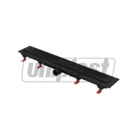 Трап линейный 650 x 60 мм D. 40 x 90° KLASIK BLACK комплект  CHUDEJ