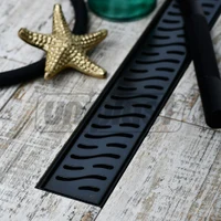 Трап линейный 750 x 60 мм D. 40 x 90° HARMONY BLACK комплект  CHUDEJ 4