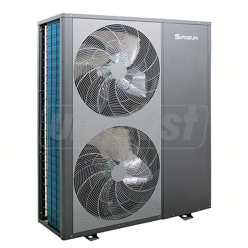 Pompa de caldura Monobloc aer/apa 22 kW, controler: Carel, compressor: Panasonic, R32 EVI DC INVERTER 220-240V/1PH/50HZ  SPRSUN 3