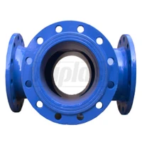 Cruce fonta cu flansa D.300 DIN PN10 L=680 mm (12 gauri)  BLUCAST 2