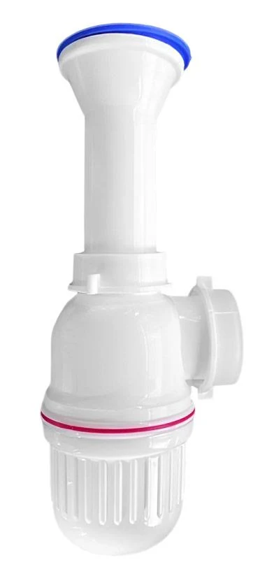 Сифон для мойки бутылочный D. 1.1/2" x 40 без гибкой трубой METLINE
