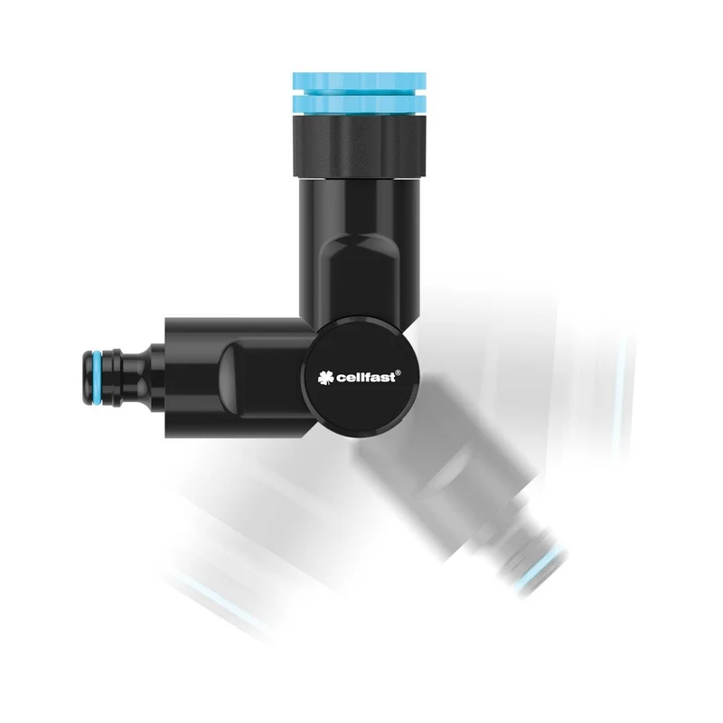 Адаптер угловой ENERGO™ для быстросоединения D. 1/2"-3/4"-1" М (вращ. гориз. 360°, вертик. 180°)  CELLFAST 2