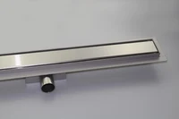 Rigola de dus lineara set 600 x 70 mm D. 50 x 90° SMOOTH (Otel Inox, neted) FLH40-A2 С15  UNIPLAST 3