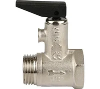 Клапан предохранительный для бойлера D. 1/2" М/П PN10/8.5 с ручкой спуска (выход на шланг D. 6)  ITAP 3