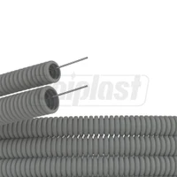 Teava D.32 PVC gofrat cu sonda L=50 m (gri/alba/neagra) 320N 4