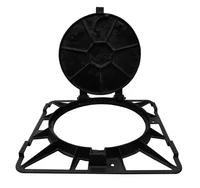 Capac din fonta D.600 EN-124 C250 51 kg rama patrata (630x850x70 mm) 2