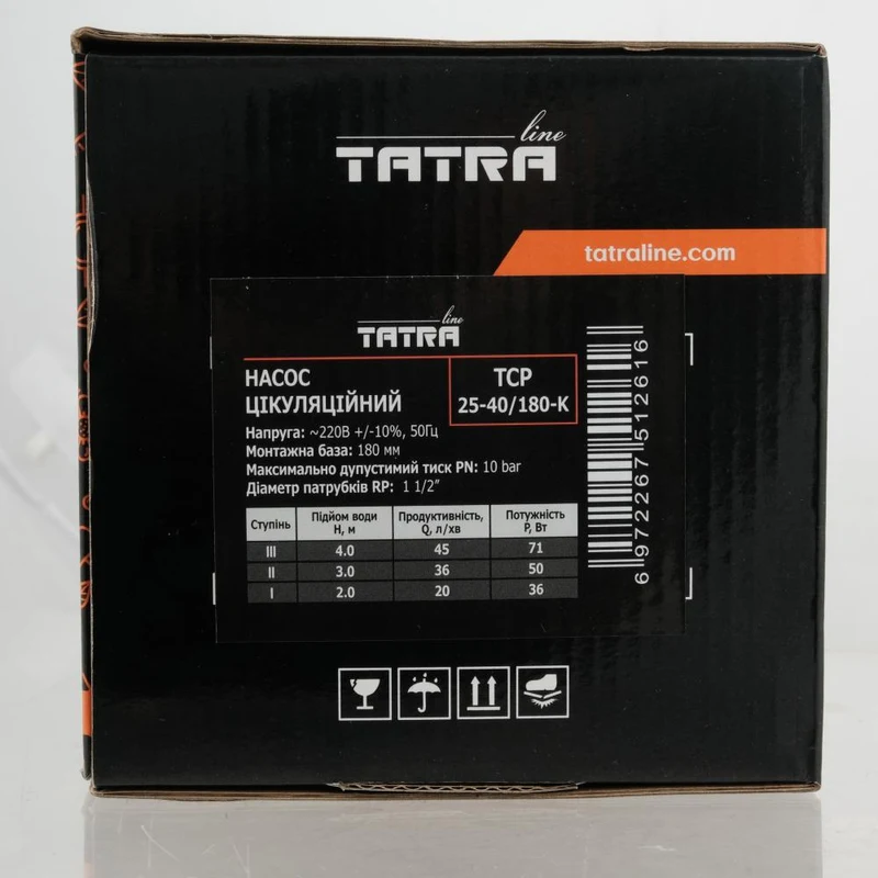 Pompa circulatie TATRA-LINE 25-40/180 4