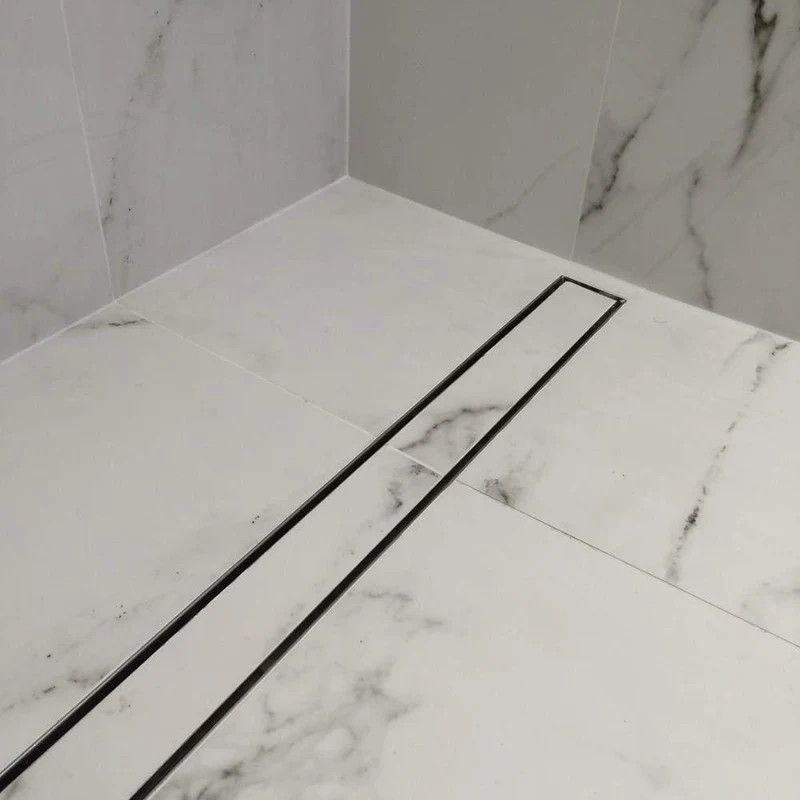 Rigola de dus lineara set 500 x 70 mm D. 50 x 90° TILE INSERT (fara grila, sub teracota) FLH40-A2 С16  UNIPLAST 5