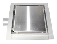 Rigola de dus patrata, set D. 40 x 90° S06 STAINLESS (inox) 150 x 150 x 67 mm  UNIPLAST 2
