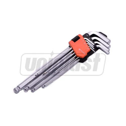 Set chei hexagonale cu cap sferic - 9 buc. (1.5-10 mm) Pro  HARDEN