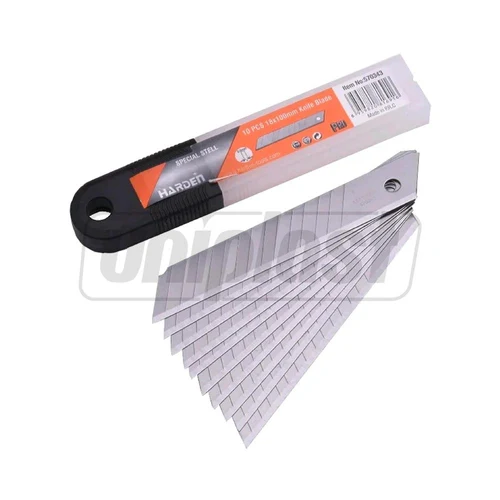 Lame de rezerva pentru cutter 18 x 100 mm (10 lame) Pro  HARDEN
