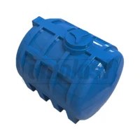 Rezervor apa 3000 L orizontal, oval (albastru) cu stut D. 1", fortat 189x148x152 cm 2