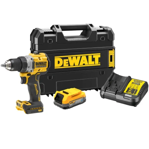 Masina de gaurit-insurubat cu acumulator DCD800E1T-QW XR BL Li-lon 18V PowerStack 1.7Аh 2 viteze  DEWALT