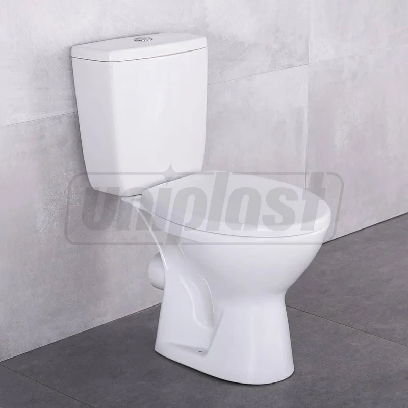 Compact 3-6 L IVA cu alimentare inferioara / cot WC excentric cu capaс (fixatoare metal) (110203)  CERSANIT 2