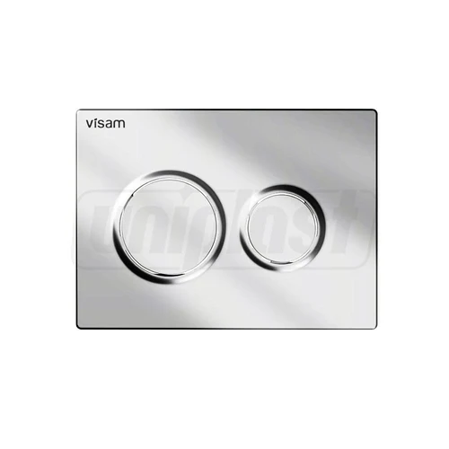 Buton actionare rezervor (incorporabil) OLIMPOS (crom) (Bright Chrome)  VISAM