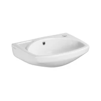 Lavoar fara piedestal semirotund 500 x 400 x 120 mm (orificiu pentru baterie în dreapta)  LISSA  EGE VITRIFIYE