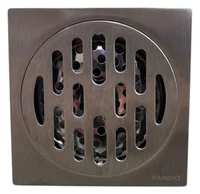 Sifon de pardoseala vertical corp FULL INOX D. 40 x 180° (100 x 100 mm) CP2202A-1  FANSKI