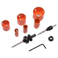 Set carote lemn 10 piese (19-57 mm) Industrial  HARDEN 2