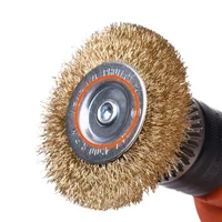 Perie rotativa de sarma pentru flex / polizor unghiular  75 mm Pro  HARDEN 3
