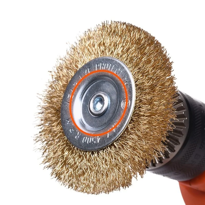Perie rotativa de sarma pentru flex / polizor unghiular  75 mm Pro  HARDEN 3