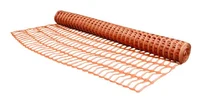 Сетка оградительная HDPE ORANGE 100 г/м², 90 мм x 26 мм, рулон (1 м x 30 м) AS-BR10090261030  BRADAS