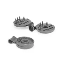 Клипса для затеняющей сетки пластиковая круглая (серая) BCK4-GY-L  BRADAS 2