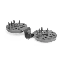 Клипса для затеняющей сетки пластиковая круглая (серая) BCK4-GY-L  BRADAS