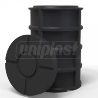 Колодец ПЭ для водомера D. 500  H=800 мм P (V=160 л) с крышкой EP (UA) 2