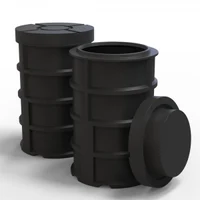 Колодец ПЭ для водомера D. 500  H=800 мм P (V=160 л) с крышкой EP (UA) 4