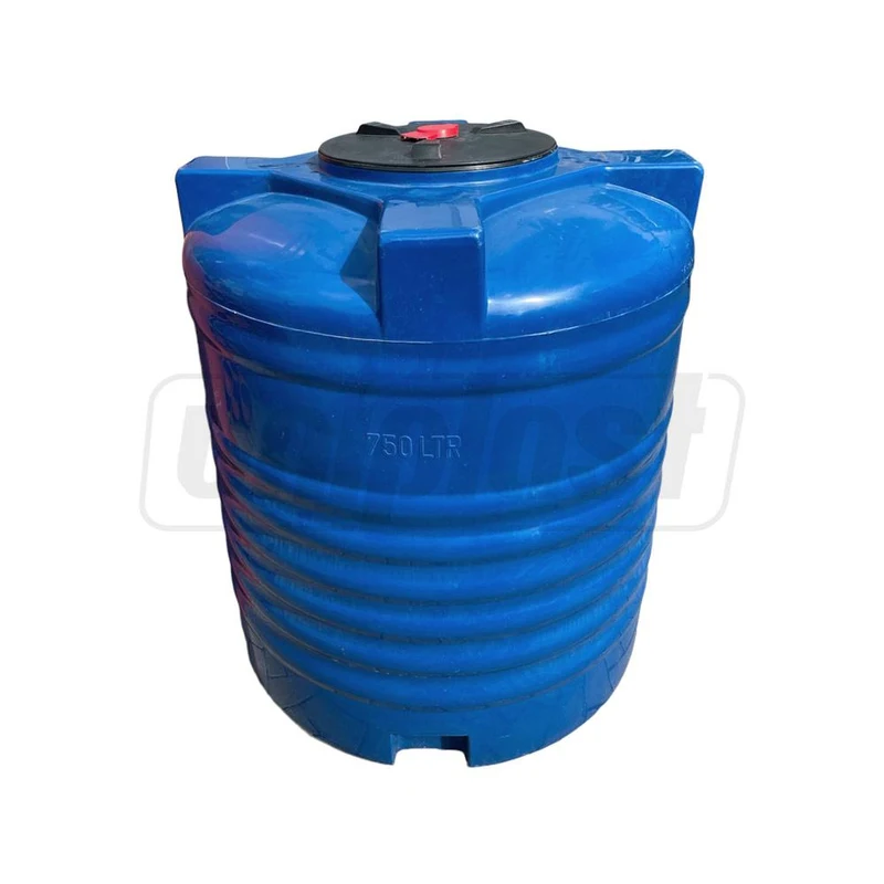 Rezervor apa 750 L vertical (albastru) cu stut D. 1/2" 108x97 cm 2