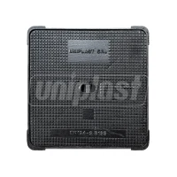 Capac cu rama patrata din fonta 480x480 mm (525x525 mm, H=30 mm) EN124 B125 TR