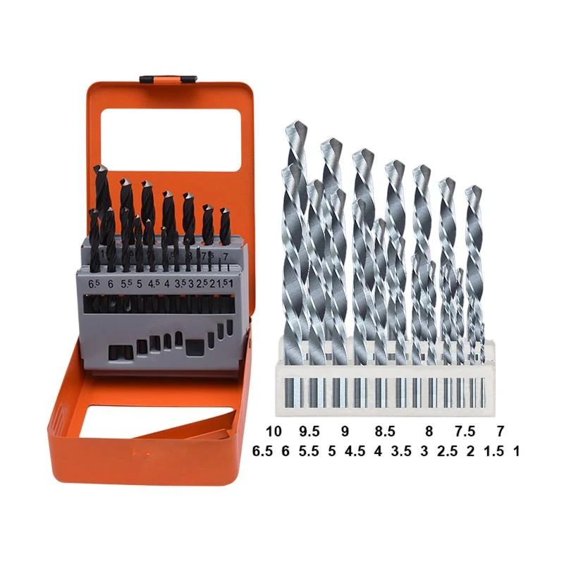 Set burghie HSS 1.0-10 mm (19 buc. in set)  HARDEN 2