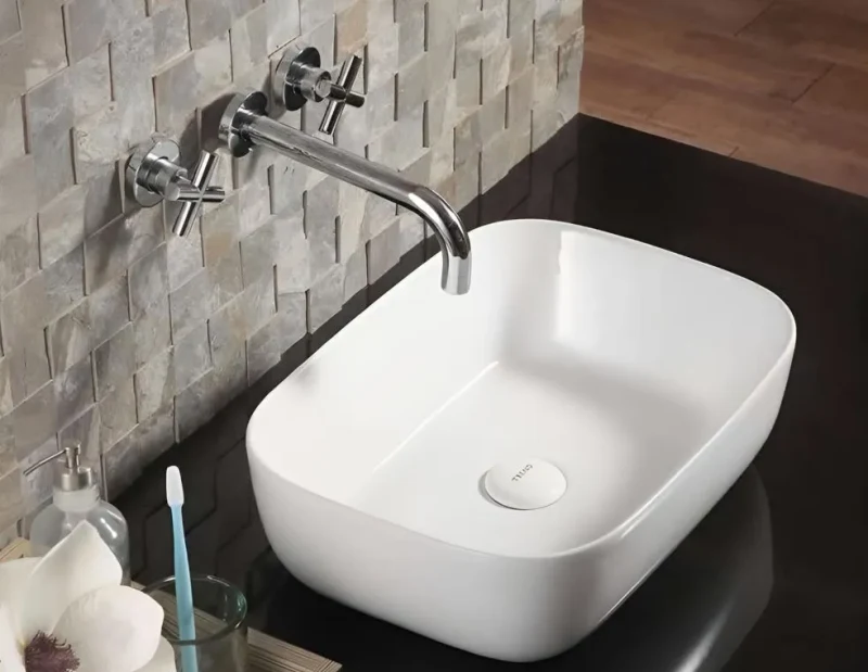 Lavoar ceramica dreptunghiular 455 x 330 x 135 mm  CERANO 2