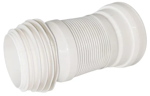 Racord WC flexibil extensibil, insertie inox cu manson D.110 L=50 cm  METLINE