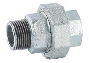 Гайка накидная П/М D.  1/2" гальванизированная