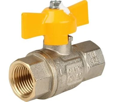 Кран шаровый D.  1/2" М/М "GAZ" PN50 бабочка / полнопроходной 068B012  ITAP 2