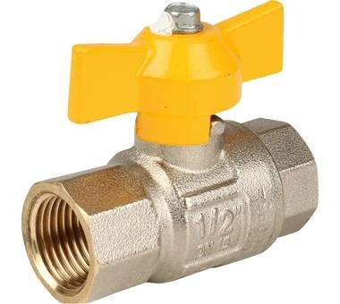 Кран шаровый D.  1/2" М/М "GAZ" PN50 бабочка / полнопроходной 068B012  ITAP 3