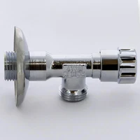 Robinet coltar cu ventil D. 1/2" x 3/8" FE/FE PN16 alama cromata cu reflector 348SD  ITAP 5