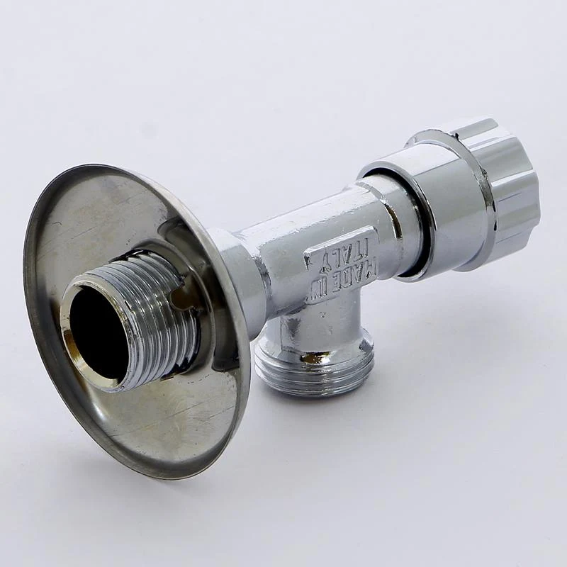 Robinet coltar cu ventil D. 1/2" x 3/8" FE/FE PN16 alama cromata cu reflector 348SD  ITAP 2