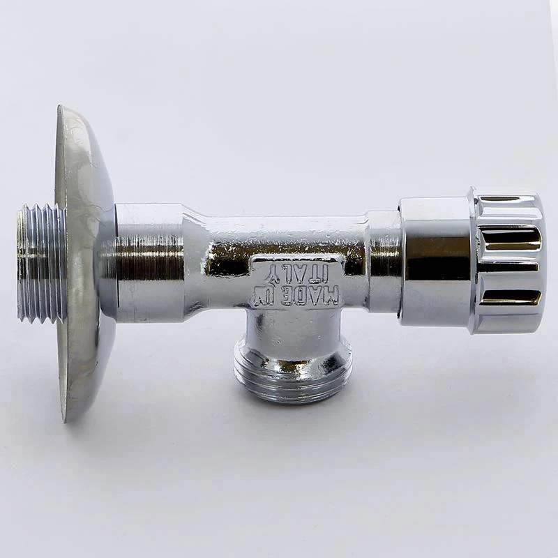 Robinet coltar cu ventil D. 1/2" x 3/8" FE/FE PN16 alama cromata cu reflector 348SD  ITAP 3